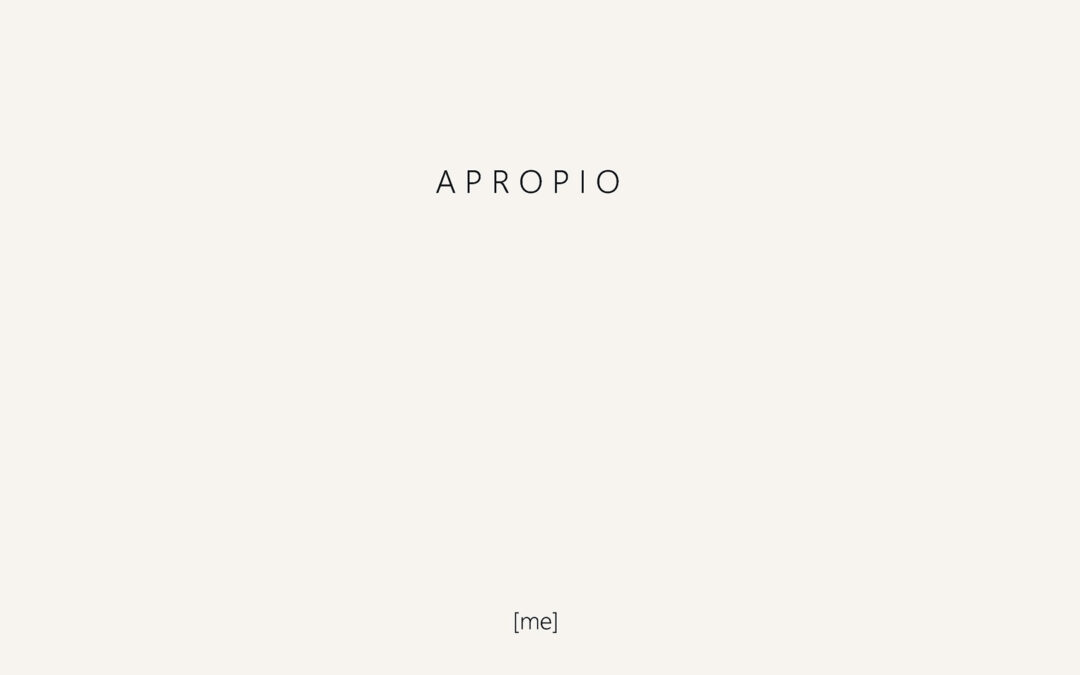 Apropio [me] – Rocío Gutiérrez – ©2025